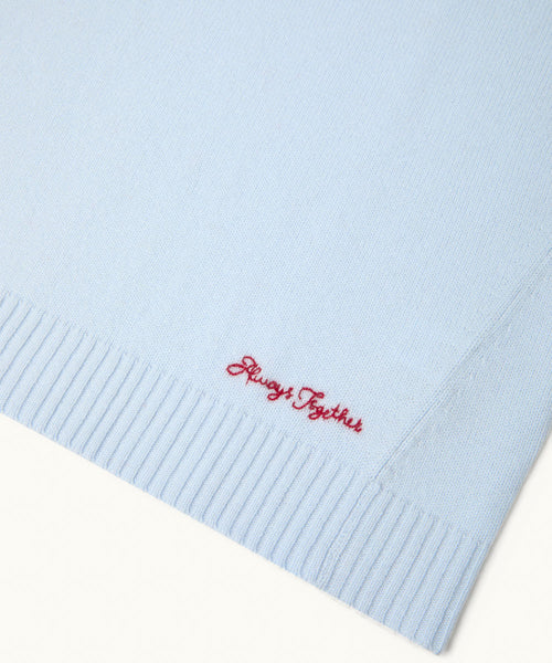 Deia Cashmere/Wool Blue Sweater - Woman
