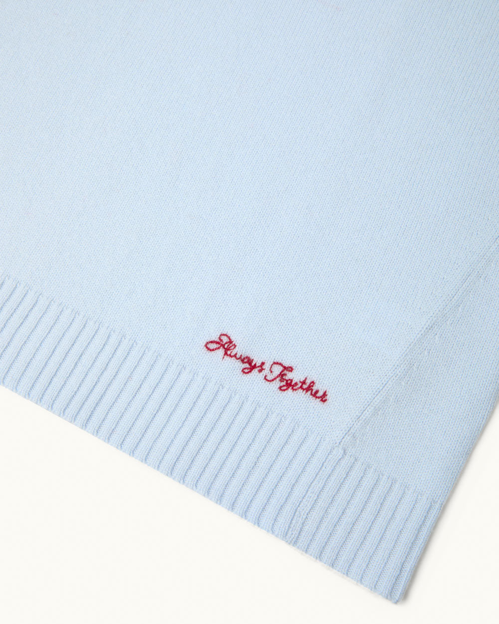 Deia Cashmere/Wool Blue Sweater - Woman