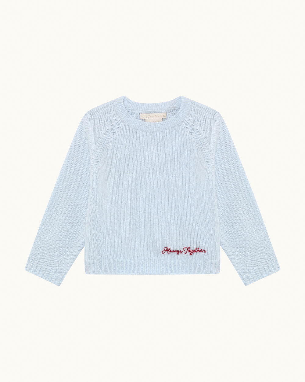 Dion Cashmere/Wool Baby Sweater - Blue