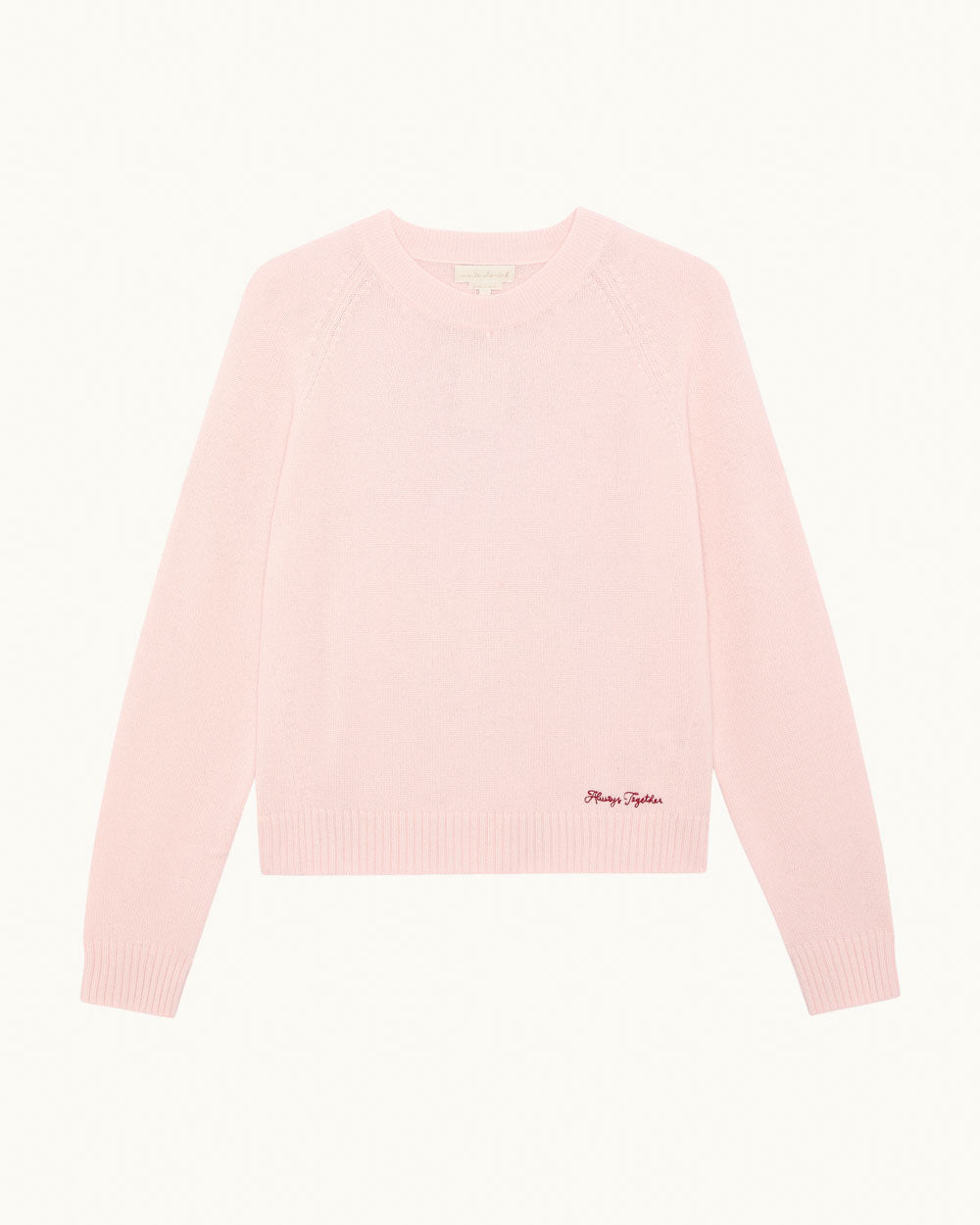 Deia Cashmere/Wool Pink Sweater - Woman
