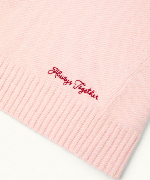 Deia Cashmere/Wool Pink Sweater - Woman