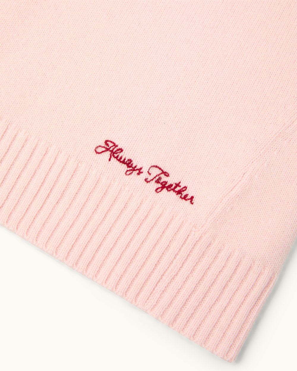 Deia Cashmere/Wool Pink Sweater - Woman