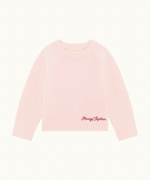Dion Cashmere/Wool Baby Sweater - Pink