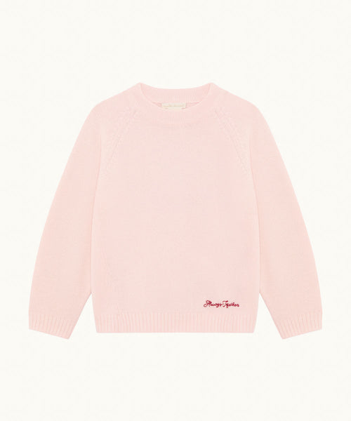 Dion Cashmere/Wool Child Sweater - Pink