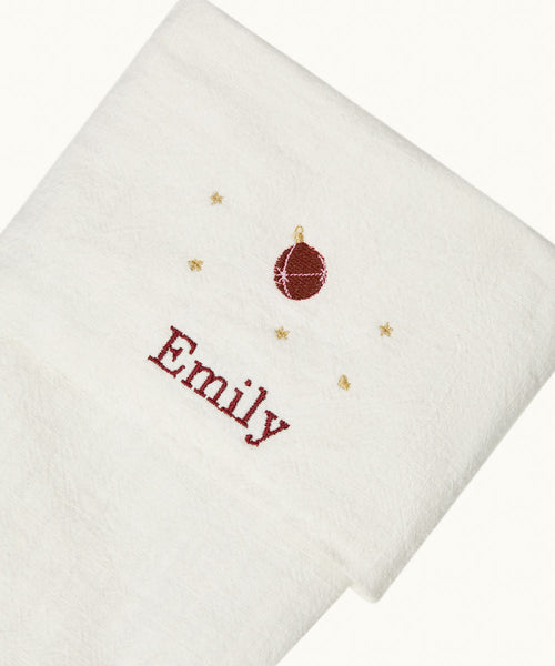 Christmas Stocking - Red Bauble