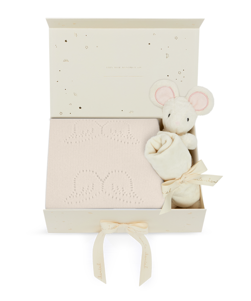 First Keepsakes: Blanket & Buddy Gift Set - Pink