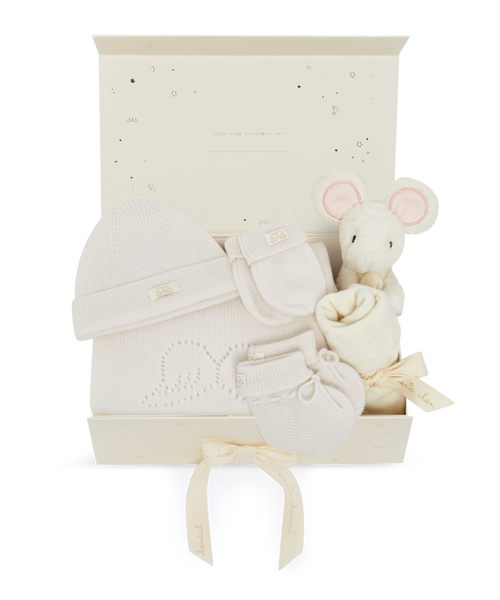 First Keepsakes: Cosy Cashmere Gift Set - Ivory