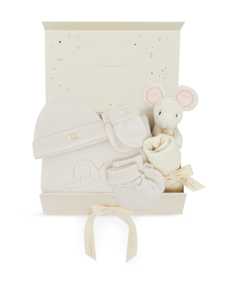 First Keepsakes: Cosy Cashmere Gift Set - Ivory | Marie-Chantal