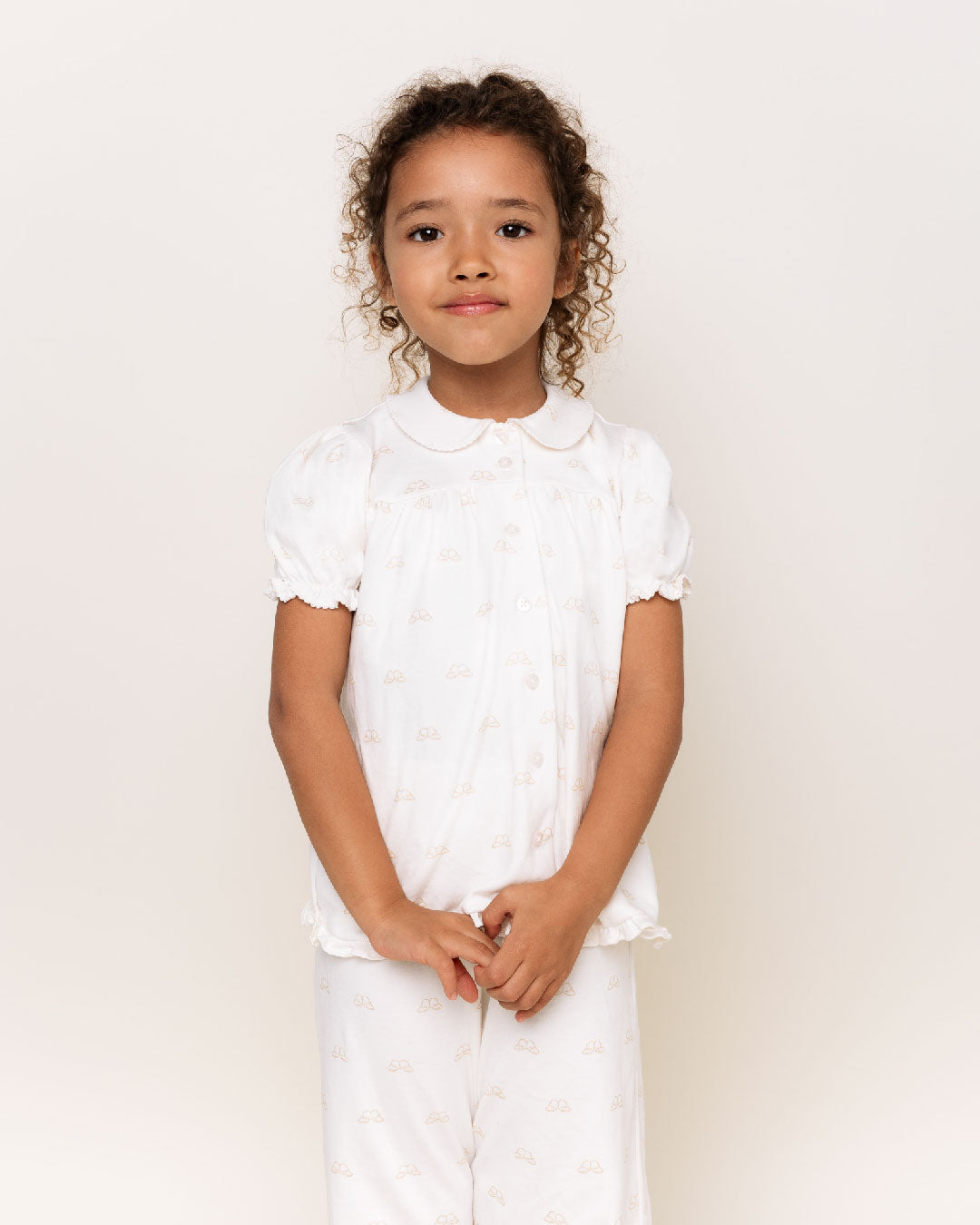 Angel Wing™ Print Pyjama - Child Cream