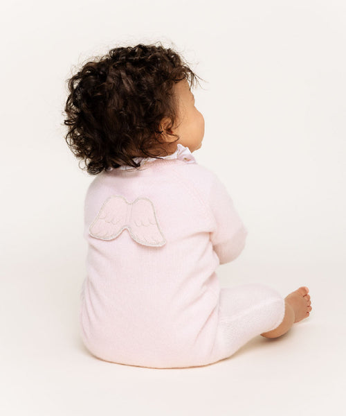 Ariel Angel Wing™ Cashmere Romper - Pink