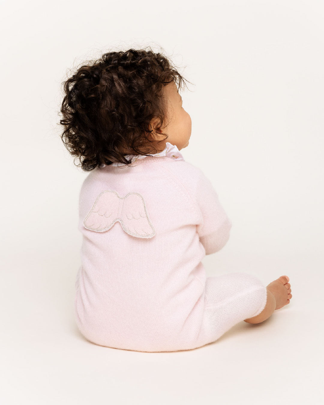 Ariel Angel Wing™ Cashmere Romper - Pink