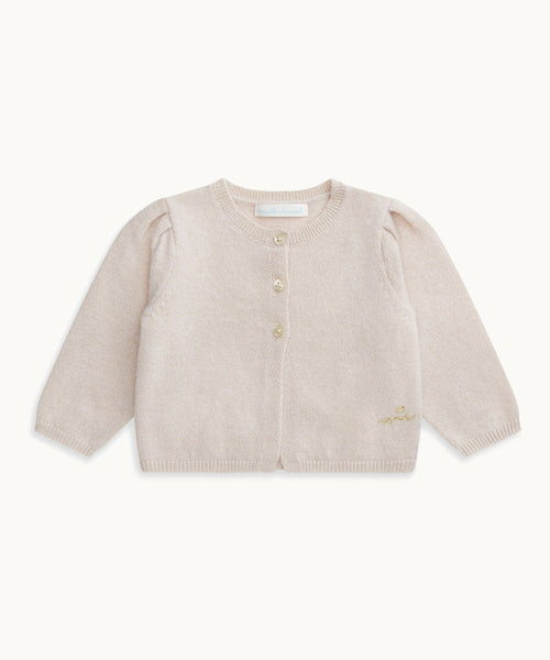 Cashmere Sparkle Cardigan - Pink