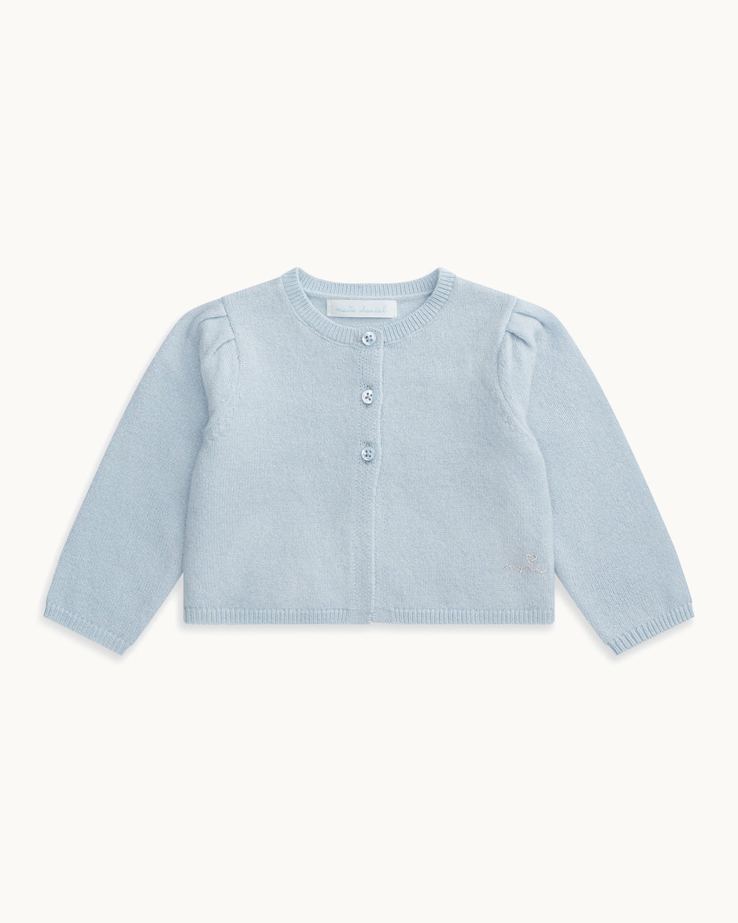 Cashmere Sparkle Cardigan - Blue
