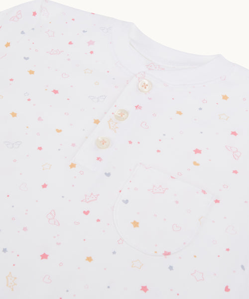 Star & Crown Pyjama - Child Pink