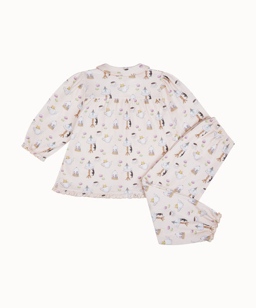 Kitten's Tea Party Pyjama - Child Pink