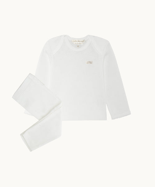 Pointelle Cotton Two Piece Set