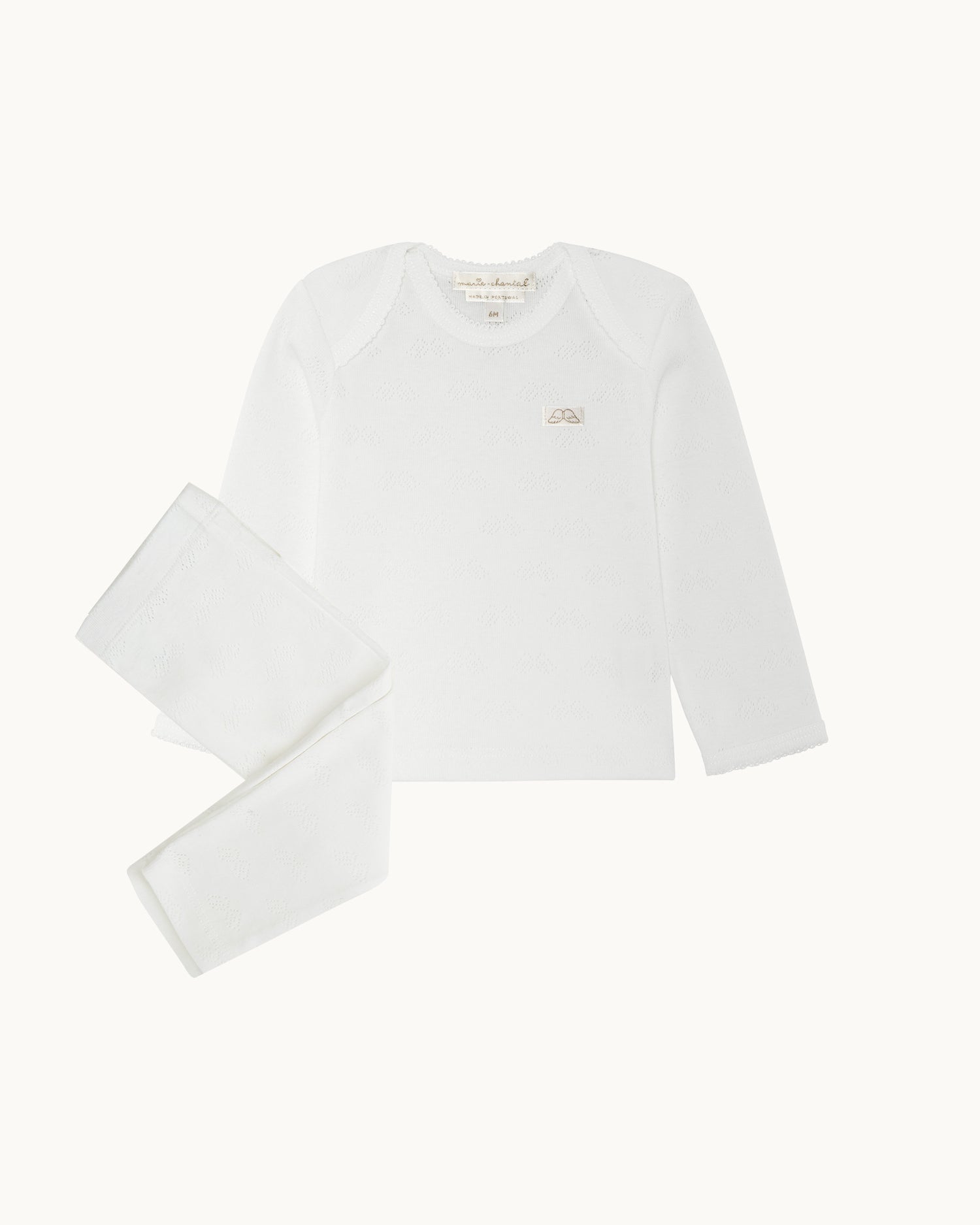 Pointelle Cotton Two Piece Set