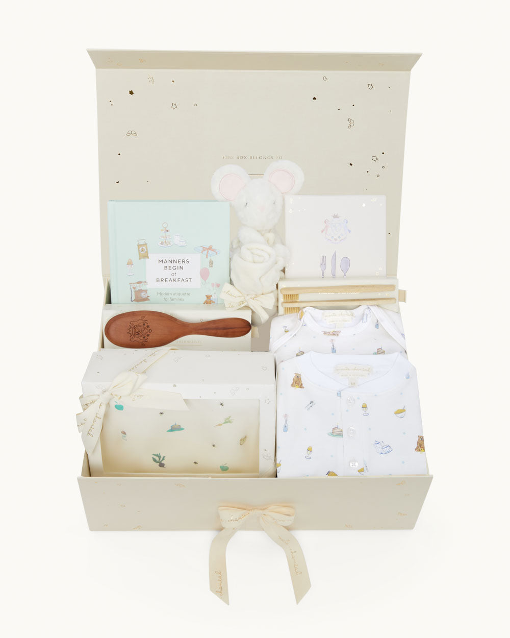 Manners Begin at Breakfast Deluxe Baby Gift Set