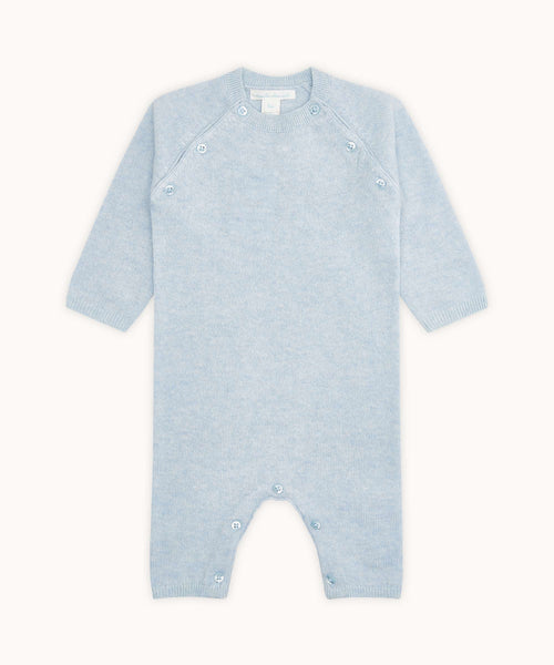 Ariel Angel Wing™ Cashmere Romper - Blue
