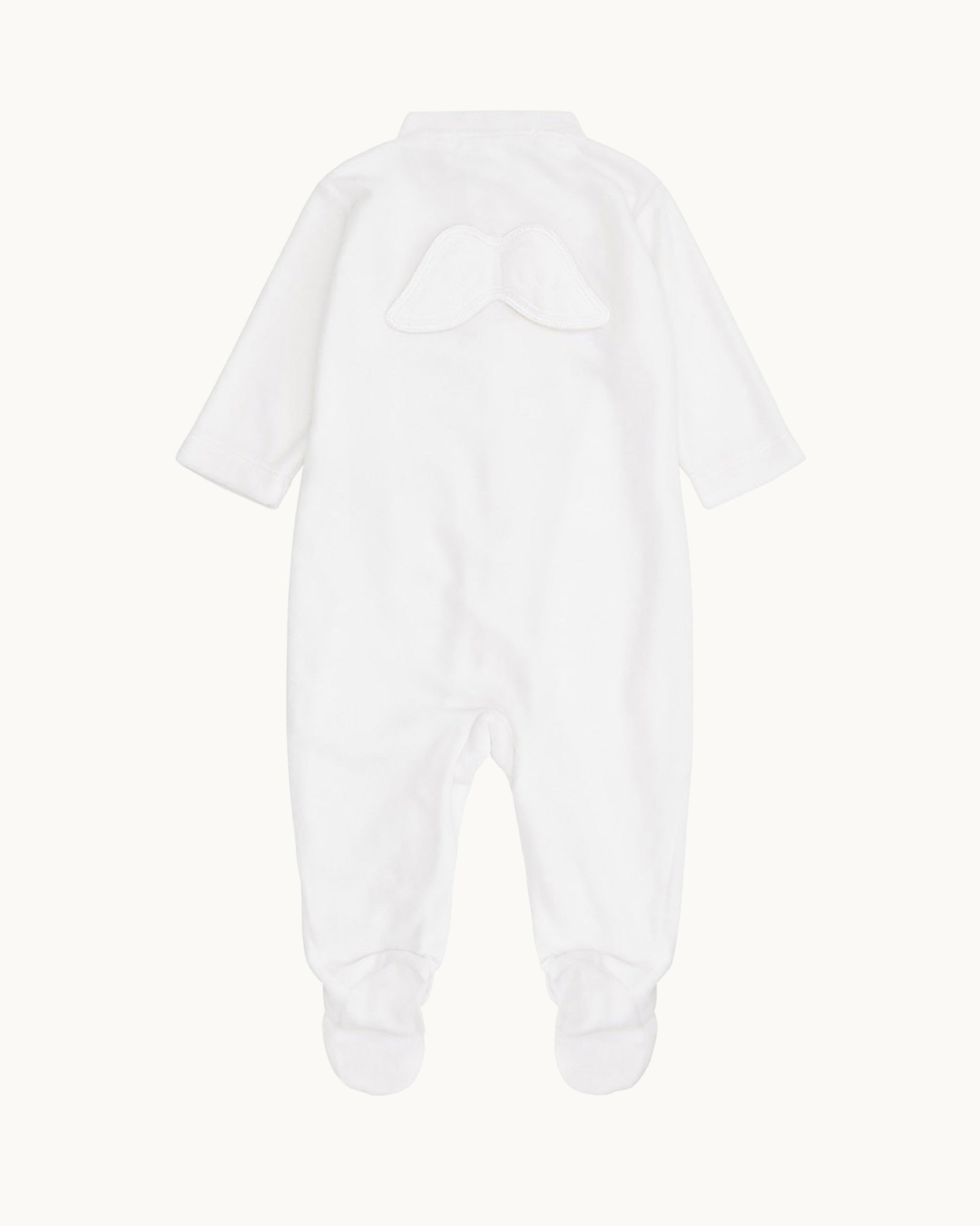 Sleep & Snuggle Velour Angel Wing Gift Set - White