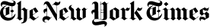The New York Times logo in black text on a white background
