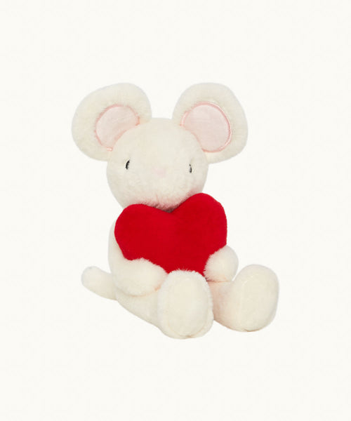 Ody the Mouse Toy with Red Heart