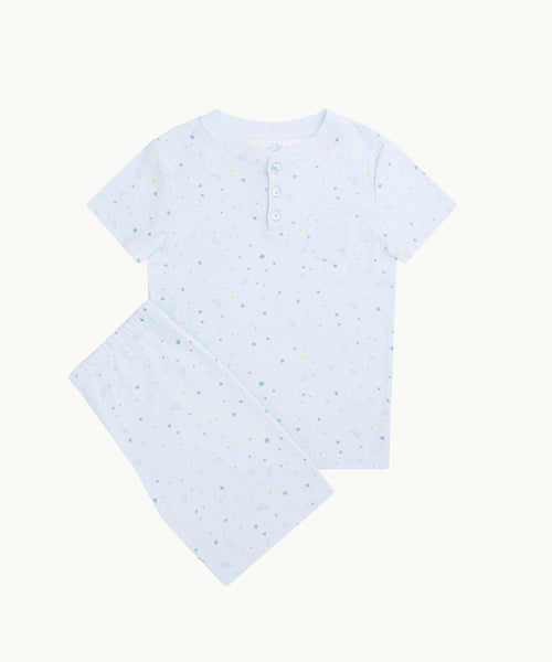 Star & Crown Short Pyjama - Child Blue