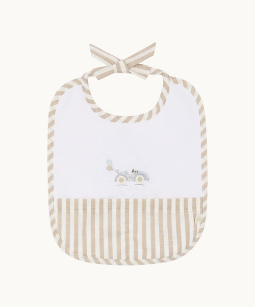 April Race Car Bib Set