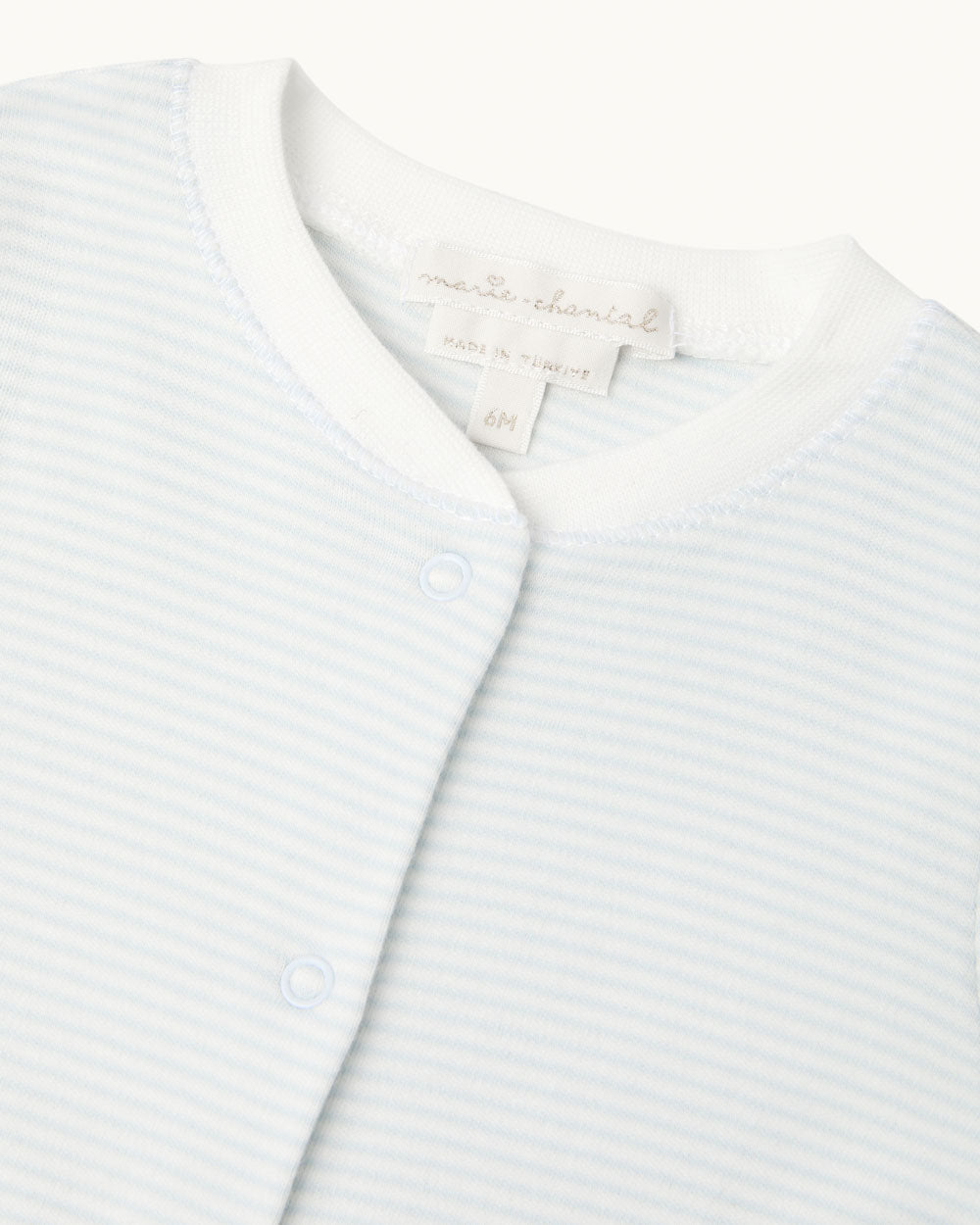 Dalton Stripe Romper 2 Piece Set - Blue