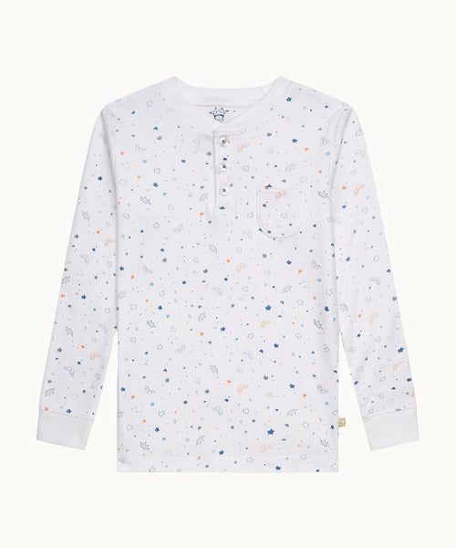 Star & Crown Pyjama - Child Blue