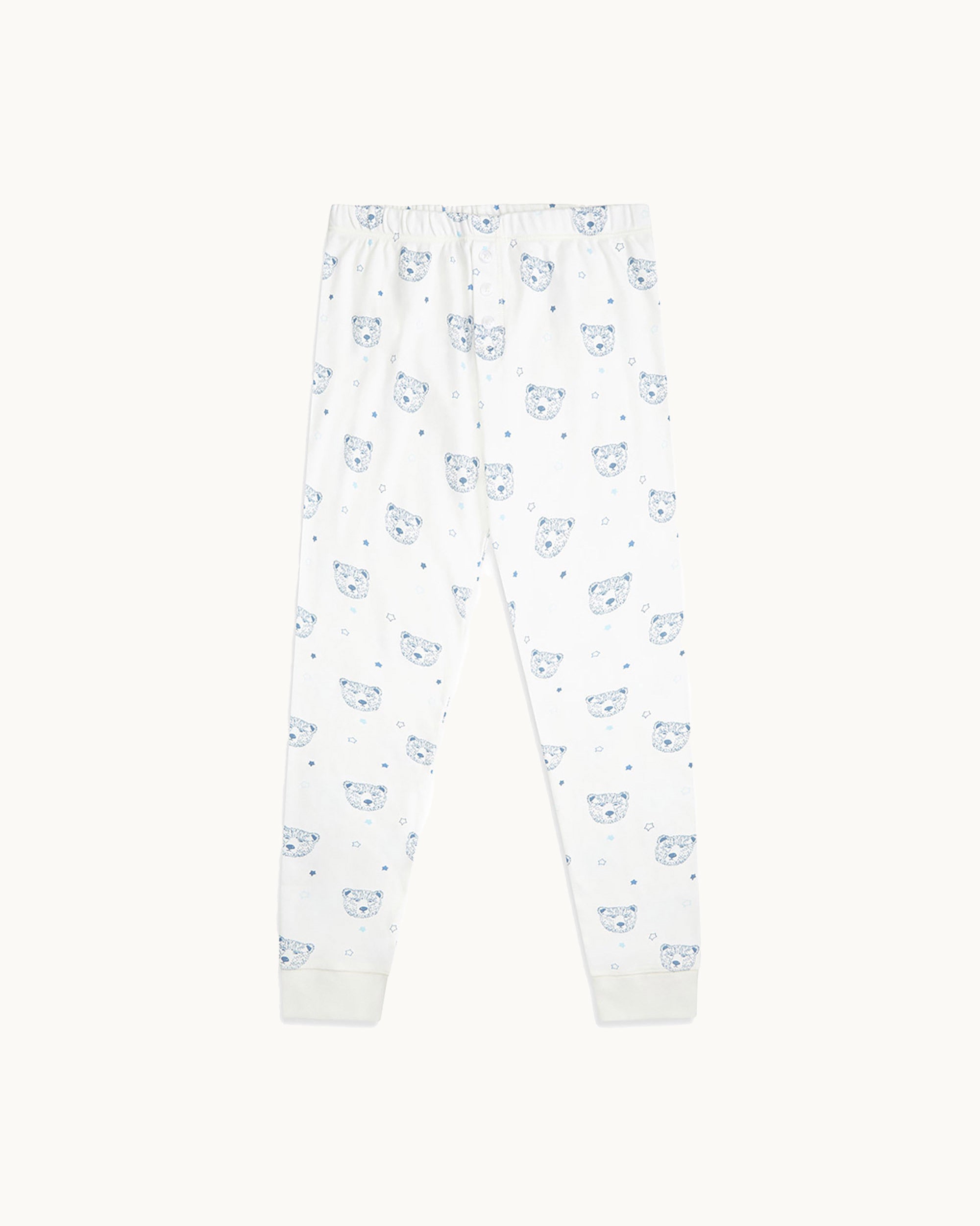 Bear Print Pyjama - Adult Blue | Marie-Chantal