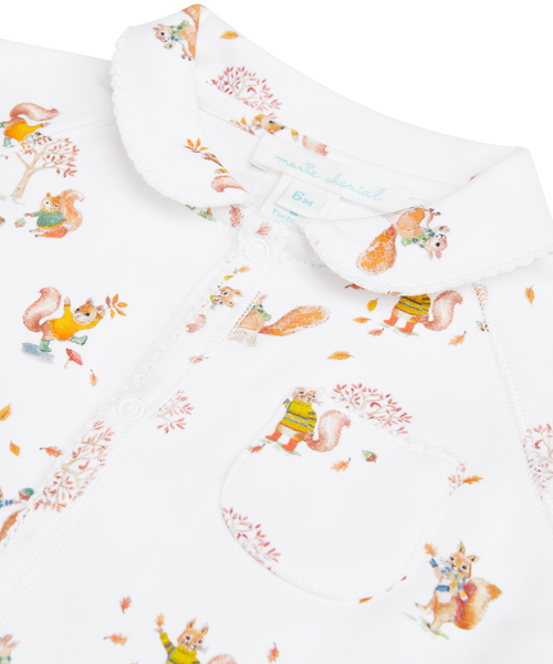 Woodland Squirrel Sleepsuit
