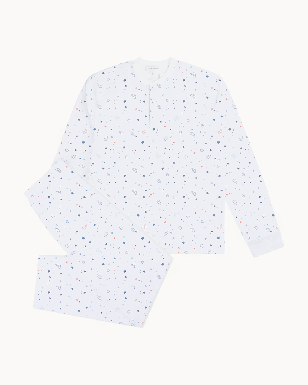 Star & Crown Pyjama - Adult Blue