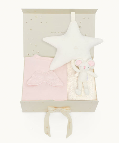 Summer Sleeptime Baby Girl Gift Set - Pink/White