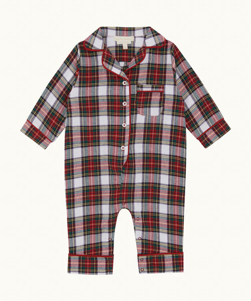 Charles Classic Tartan Romper - Baby