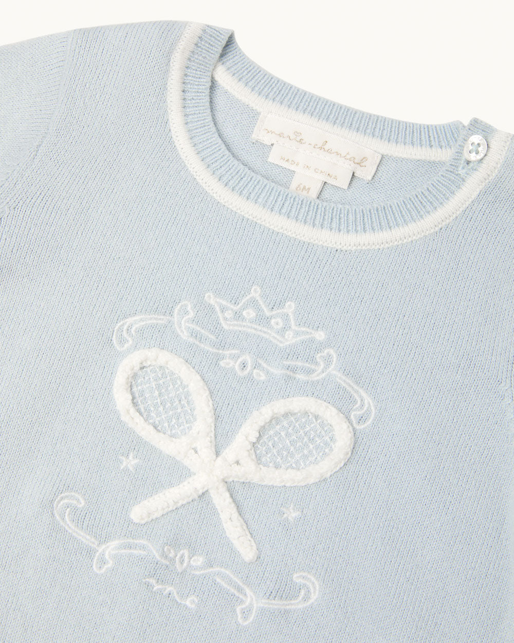 Camille Tennis Baby Jumper - Blue