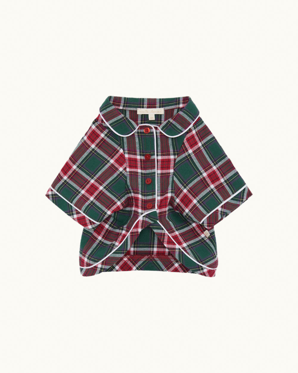 Charles Tartan Dogsuit - Holly Green