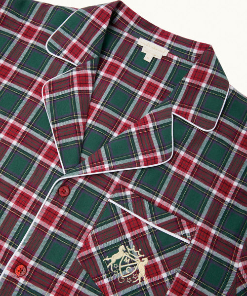Charles Holly Green Tartan Pyjama - Man