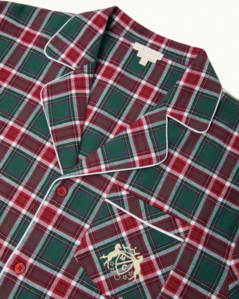 Charles Holly Green Tartan Pyjama - Man