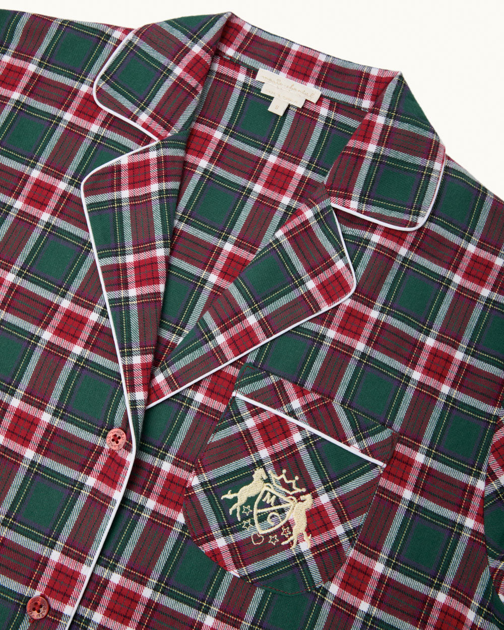 Charles Holly Green Tartan Pyjama - Woman