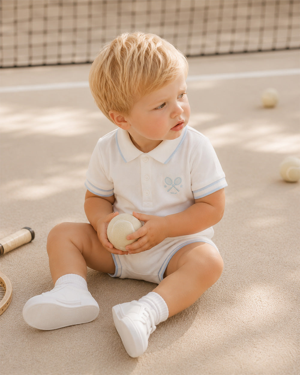 Cory Tennis Baby Romper