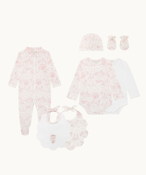 Toile De Jouy Accessories Gift Set - Pink