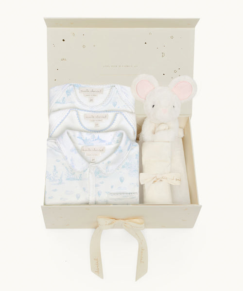 Toile De Jouy New Baby Gift Set - Blue