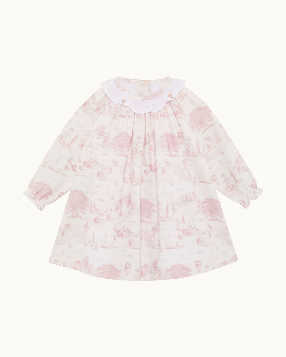 Dara Toile De Jouy Dress - MC Pink