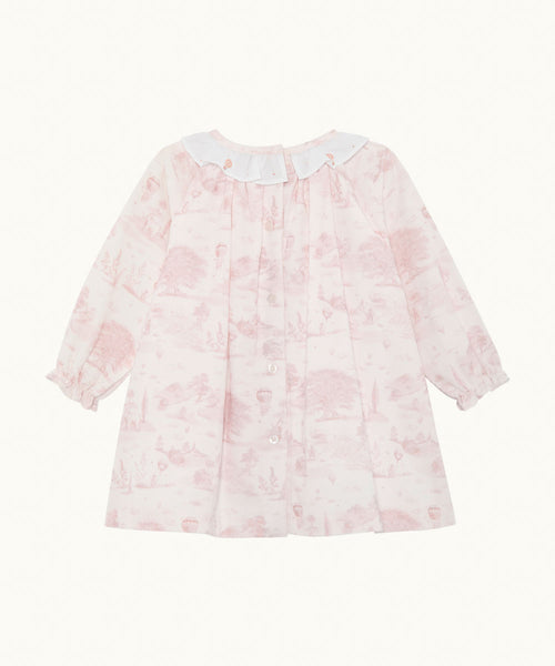 Dara Toile De Jouy Dress - MC Pink