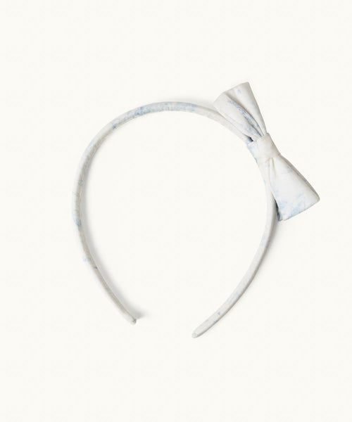 Diana Toile De Jouy Headband - Blue