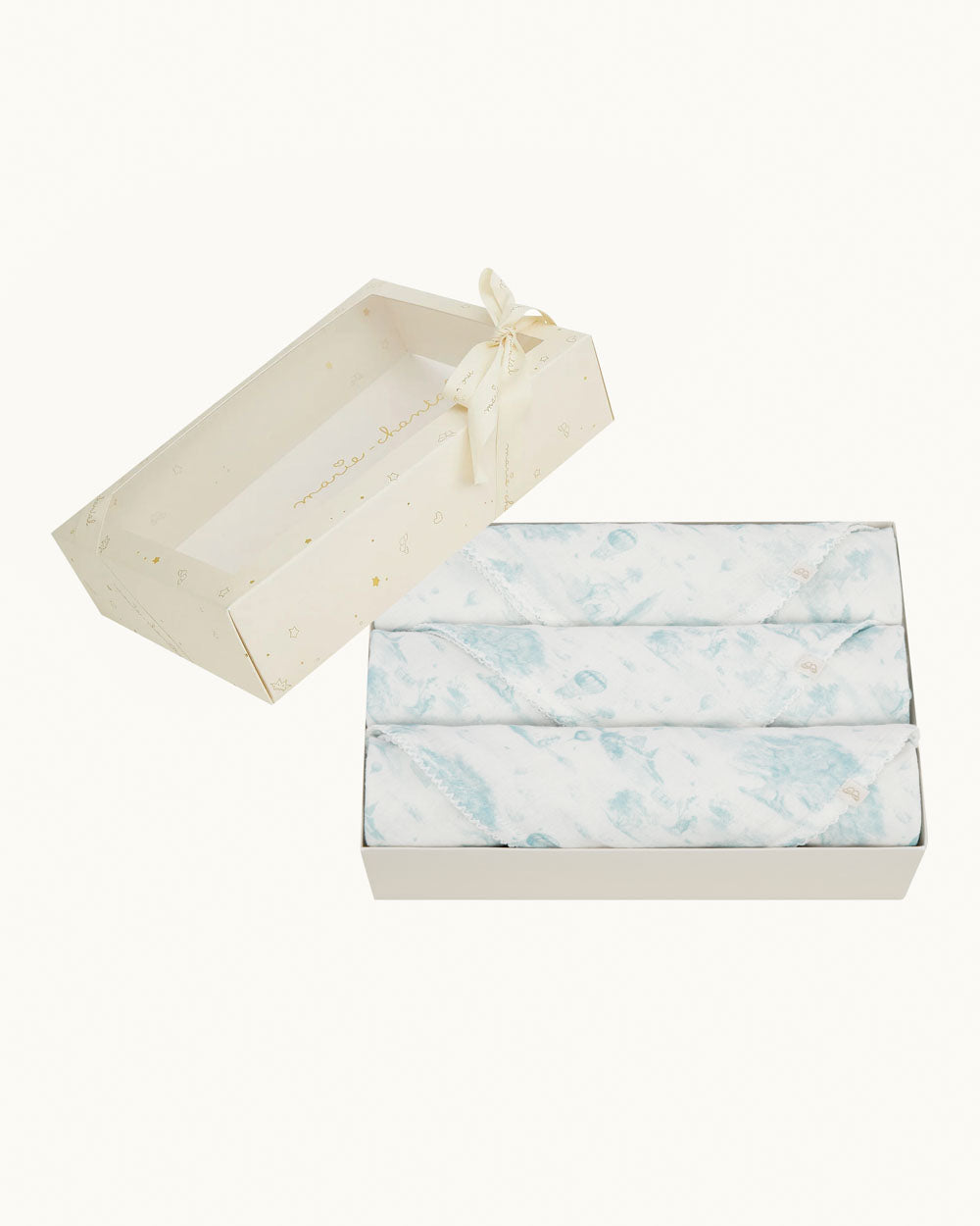 Baker Toile De Jouy Muslin Set - Blue