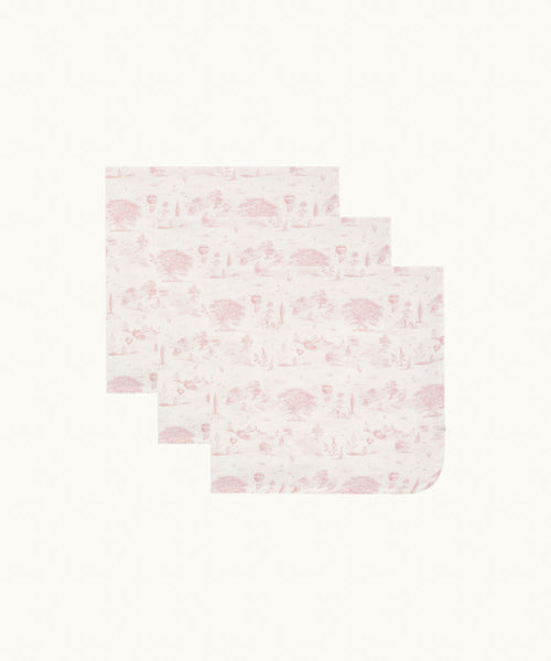Baker Toile De Jouy Muslin Set - Pink