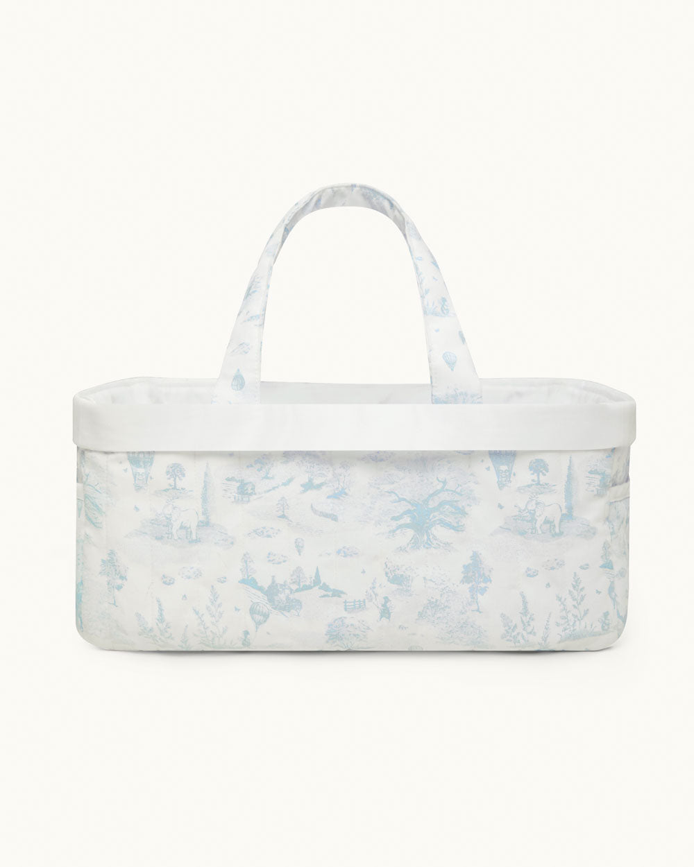Dexter Toile De Jouy Nappy Caddy - Blue