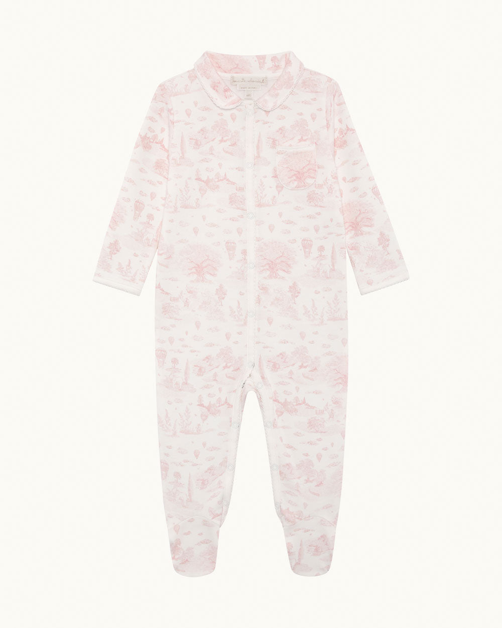 Toile De Jouy New Baby Gift Set - Pink